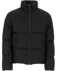 Versace - Barocco Silhouette Zip-Up Puffer Jacket - Lyst