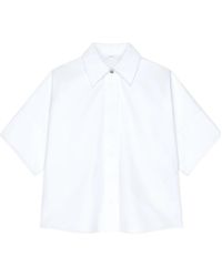 Givenchy - Collared Short-Sleeve Poplin Shirt - Lyst