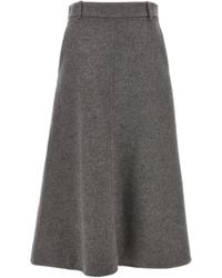 Brunello Cucinelli - Flared A-Line Skirt - Lyst