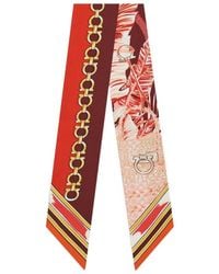 Ferragamo - Feline Print Mini Bandeau - Lyst