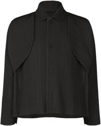 Homme Plissé Issey Miyake - Homme Plissé Issey Miyake Cover And Fold Pleated Jacket - Lyst