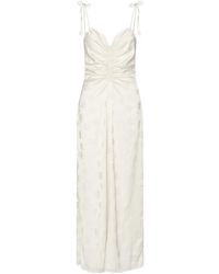 ROTATE BIRGER CHRISTENSEN - Drapy Slip Maxi Dress - Lyst