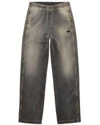 DIESEL - D-Martians Wide-Leg Track Jeans - Lyst