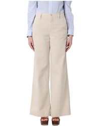 7 For All Mankind - Wide-Leg Chino Pants - Lyst