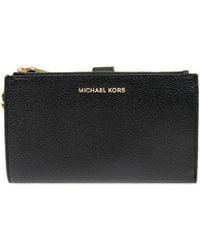 Michael Kors - Michael Logo Plaque Zipped Wallet - Lyst