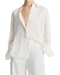 Vince - Long-Sleeved Button-Front Shirt - Lyst