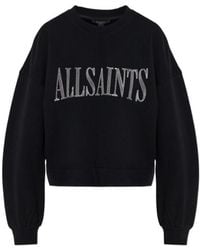 AllSaints - Crew Neck Sweatshirt - Lyst