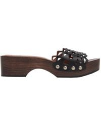 Alaïa - Blush Laser-Cut 50Mm Sandals - Lyst