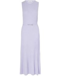 Gabriela Hearst - Meier Belted Ribbed Wool And Cashmere-Blend Midi Dress - Lyst