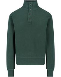 Entire studios - Button Mock-Neck Sweater - Lyst