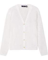 Theory - Pointelle-Knit Cardigan - Lyst