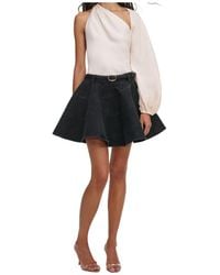 Self-Portrait - Draped-Sleeve Top - Lyst