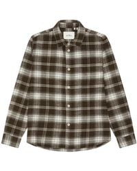 Les Deux - Check-Pattern Flannel Shirt - Lyst