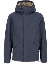Barbour - Zippered Hooded Raincoat - Lyst