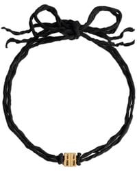 Balenciaga - Nano Ribbon Bb Choker - Lyst