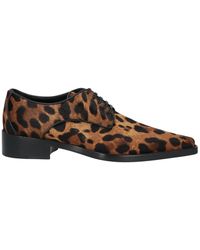 Dolce & Gabbana - Leopard Print Lace-Up Shoes - Lyst