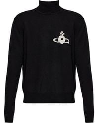 Vivienne Westwood - Mark Orb Turtleneck Sweater - Lyst