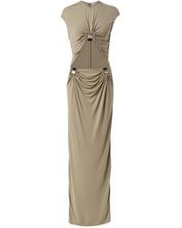 Christopher Esber - Duo Bezel Quartz Jersey Maxi Dress - Lyst