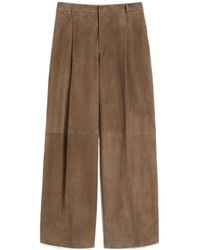 Max Mara - 'S Brando Pleat Detailed Trousers - Lyst