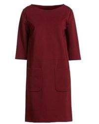 Max Mara - Solid-Color Fitted Dress - Lyst
