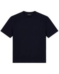 Emporio Armani - Jersey Jacquard T-Shirt - Lyst