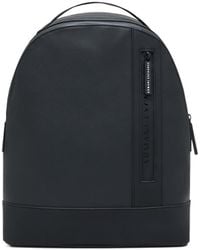 ARMANI EXCHANGE - Logo-Embossed Zip-Fastening Backpack - Lyst