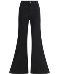 Balenciaga - Mid-Waisted Flared Pants - Lyst