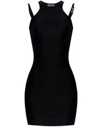 Versace Jeans Couture - Couture Crystal-Embellished Mini Dress - Lyst