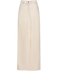 DARKPARK - Emma Cotton Denim Midi Skirt - Lyst