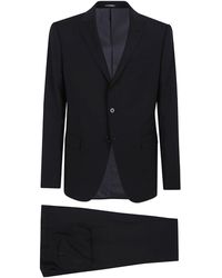 Emporio Armani - Single-Breasted Tailored Suit - Lyst