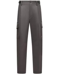 Moncler - Cotton Gabardine Cargo Pants - Lyst
