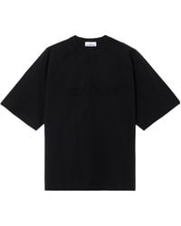 Stone Island - Oversized-Fit Short-Sleeve T-Shirt With Logo Embroidery - Lyst