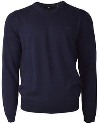BOSS - V-Collar T-Shirt - Lyst