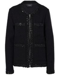Giambattista Valli - Sequined Wool-Blend Jacket - Lyst