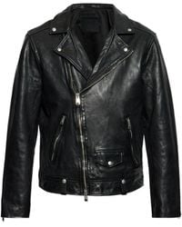 AllSaints - Classic Biker Jacket - Lyst
