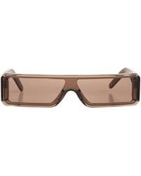 Rick Owens - Rectangular Frame Sunglasses - Lyst