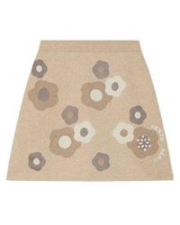 KENZO - Hana Dots Embroidered Mini Skirt - Lyst