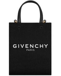 Givenchy - Logo Printed Mini Tote Bag - Lyst