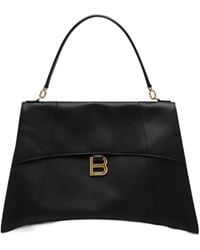 Balenciaga - Hourglass Soft Large Tote Bag - Lyst