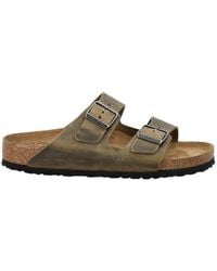 Birkenstock - Logo Pull-On Sandals - Lyst