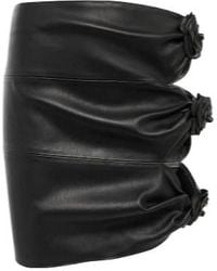 Magda Butrym - Leather Cutout Miniskirt - Lyst