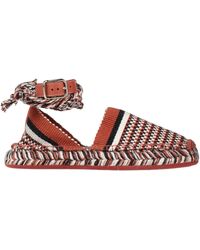 Chloé - Colored Woven Jute Sole Sandals - Lyst