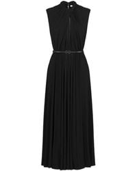 Dior Long Flared Dress in White | Lyst