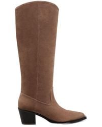 Stuart Weitzman - Thick Heeled Short Boots - Lyst