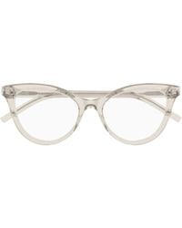 Saint Laurent - Eyewear Cat Eye Frame Glasses - Lyst