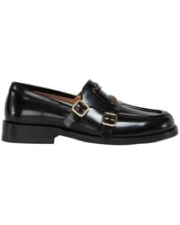 Marni - Decorative Buckle Detailed Loafers - Lyst