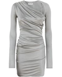 The Attico - The Asymmetric-Neck Mini Dress - Lyst