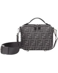 Fendi - Ff Jacquard Zipped Mini Tote Bag - Lyst