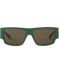 Bottega Veneta - Logo Sunglasses - Lyst