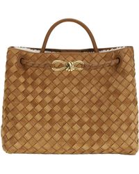 Bottega Veneta - Woven Detail Handbag - Lyst